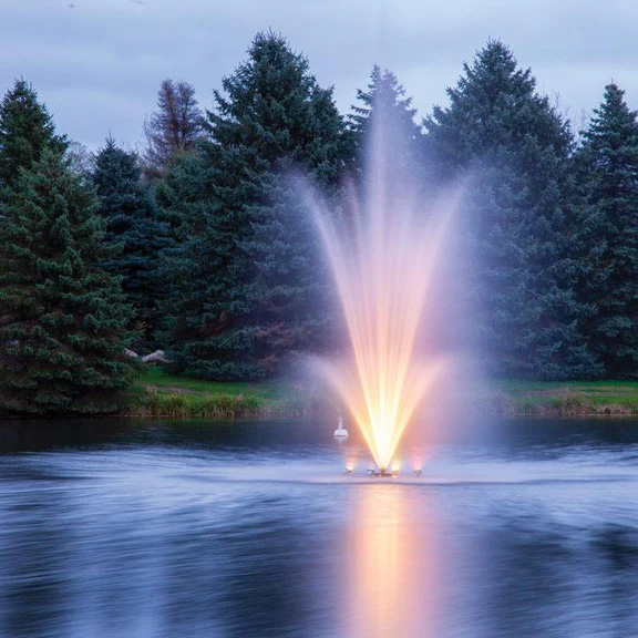 How to Layer the Light and Water for a Pond Fountain That Never Looks Boring
