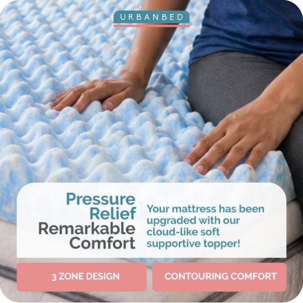 Bed mattress topper